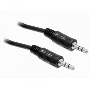 Cable de Audio 3,5 mm Estéreo Macho a Macho - 5 metros Delock 84438