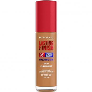 Rimmel Lasting Finish Hydration Boost Foundation SPF20 - 407 Warm Tan 30ml