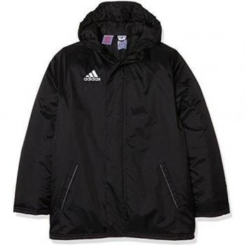adidas COREF STD JKTY Sudadera, Niños, Azul/Gris/Negro/Blanco, 128