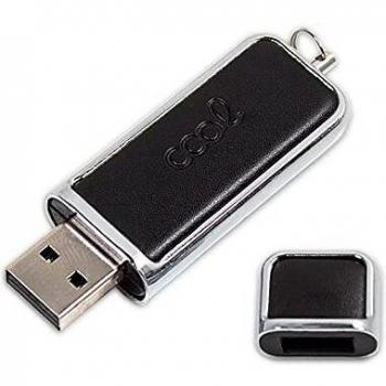 Pen Drive USB X32 GB 2.0 Cool Piel Leather Negro