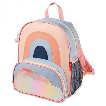 Skip Hop Mochila Chispa Estilo Pequeño Arcoíris - Mochila para niños pequeños, edad preescolar de 3 a 4 años, diseño de arcoíris
