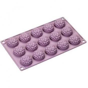 Lurch 85066 FlexiForm Millefleur - Moldes de silicona con forma de dalia