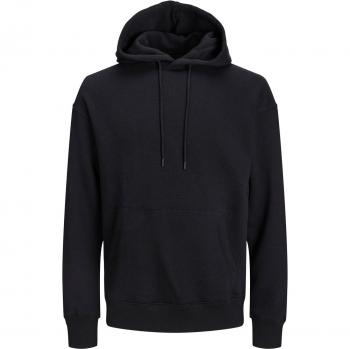 Jack & Jones Star Basic Black Hoodie - Relaxed Fit XL