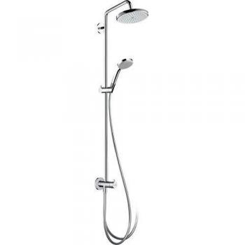 Hansgrohe 27224000 Croma 220 Air Showerpipe Reno, 5 tipos de chorro, cromo