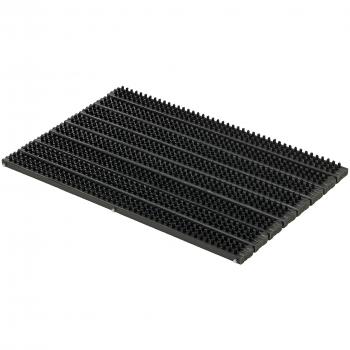 Astra 1855015044 Multi Brush Felpudo, polipropileno, negro, 60 x 40 x 2,8 cm