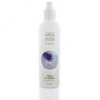 Tónico Facial de Lavanda 250ml Amapola Biocosmetics - Tónico facial para piel mixta, formulado con extracto de lavanda, envase de 250 ml