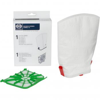Caja de Microfiltros SEBO 8322ER para Aspiradora Airbelt E, Filtro de Grado Hospitalario y Filtro para Motor
