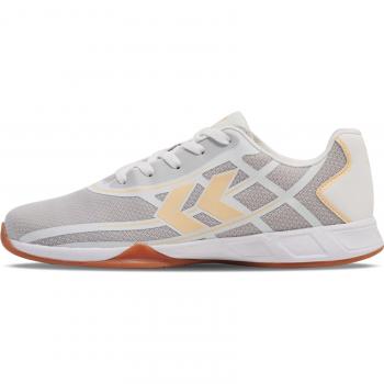 Zapatillas de Balonmano para Mujer Hummel Root Elite Blancas/Naranjas