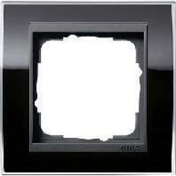 Gira Single Frame 0211738 Black Clear