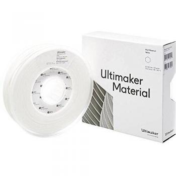 Cartucho de Filamento PLA Ultimaker - 2.85mm - Blanco - 750 g