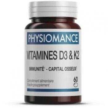 Physiomance Vitamina D3+K2 60 Cápsulas Therascience