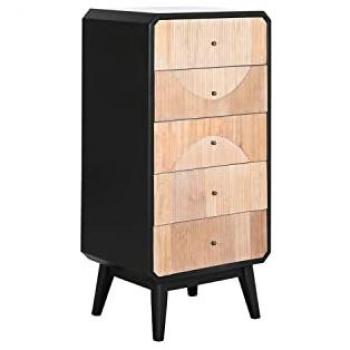 Sinfonier DKD Home Decor 48,3 x 35 x 100 cm Negro Madera