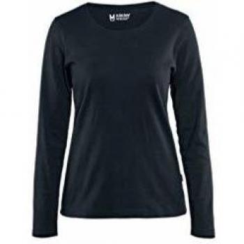 Camiseta de Manga Larga para Mujer Blaklader Color Marino Talla XXL