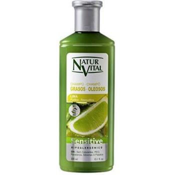 NATUR VITAL champú sensitive cabellos grasos bote 300 ml