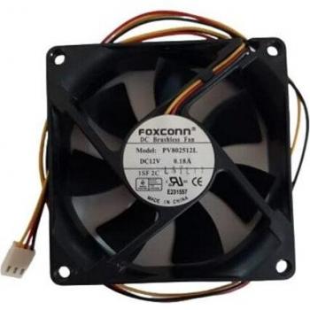 FOXCONN Ventilador DC12V 0.18A 80X25MM 3PIN Fan.