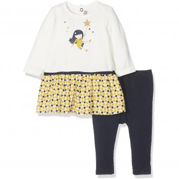 Catimini Robe+Legging, Vestido para Bebés, Crudo