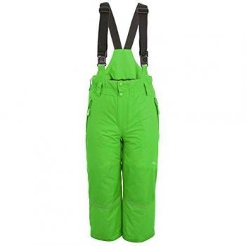 Trollkids Niños Pantalones Impermeables de Esquí/Pantalones de Nieve Telemark, Color Verde Talla 4 años