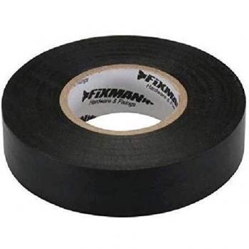 MAURER 14063045 Cinta Aislante, PVC, Profesional, 25 Metros x 25 mm. x 0,13 mm Espesor. Color Negra, Multicolor