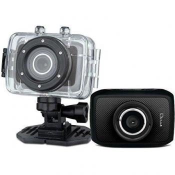 L-Link LL-CAM-100-N - Videocámara Deportiva HD, Color Negro