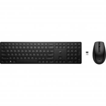 HP Conjunto de teclado y ratón inalámbricos 655 - Teclado y ratón inalámbricos, diseño ergonómico, conexión USB, compatible con Windows, batería de larga duración, teclas silenciosas