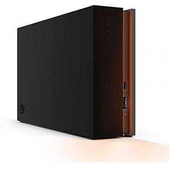 Seagate FireCuda Gaming Hub, 8 TB, Disco Duro Externo Portátil, PC-Gaming, Iluminación LED RGB, USB Doble Delantero, 3 Años Rescue Services