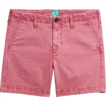 Pantalones Cortos Chino Clásicos Rosa para Mujer Superdry