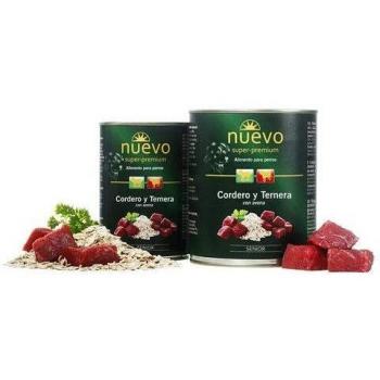 NUEVO Lata Perro SENIOR: Cordero y Ternera con Avena, 400 g, Perro