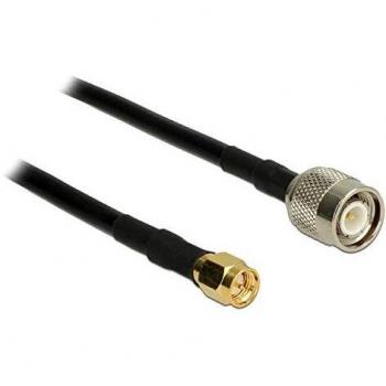 Cable de Antena RF Delock 89498, TNC a SMA, 10 m, Baja Pérdida