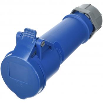 Mennekes 510 - Prolongador 2 polos+tierra 16a 220v azul referencia 510