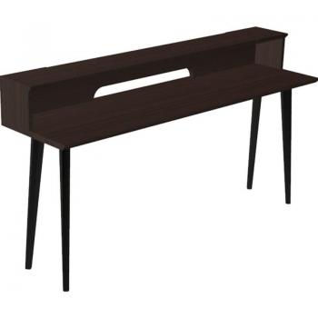 Gator Elite 88-Note Keyboard Desk - Dark Walnut Brown
