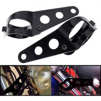 ViZe Soporte de montaje de faro para moto Café racer, 35 – 43 mm