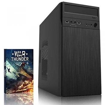 VIBOX Tower 5 - 3,9GHz CPU 2-Core AMD, Ordenador de sobremesa para oficina Gaming con unidad central