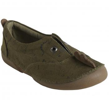 Vertbaudet - Zapatillas de Estar por Casa de Lona Niños, Verde