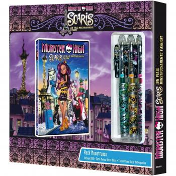 Monster high scaris boligrafos dvd