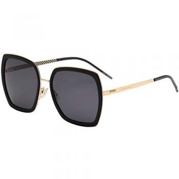 Hugo Boss Square Women's Sunglasses BOSS 1208/S Gold Black Grey One Size