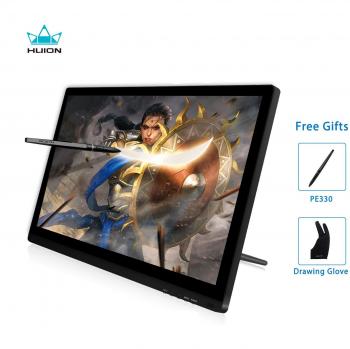 HUION Actualizado Kamvas GT-191 V2 8192 Nivel Libre de batería Stylus Lápiz de Display Dibujo Monitor con Panel IPS 19.5 Pulgadas 1920x1080 266 PPS
