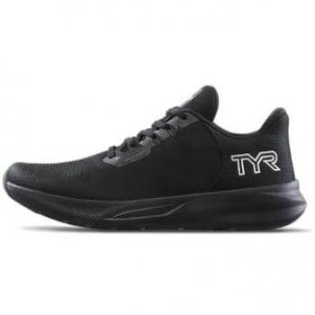 Tyr Zapatillas Running Techknit Rnr-1 Negro con tecnología de tejido Techknit, diseño ligero y transpirable, suela de goma para mejor tracción, amortiguación adecuada para carreras largas y ajuste cómodo