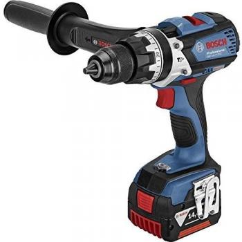 Bosch Professional 06019F1201 Bosch - Gsb 14,4 Ve-Ec Professional, Negro / Azul / Plata