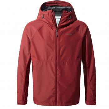 Craghoppers Remus Chaqueta Impermeable, Hombre, Rojo Firth, M