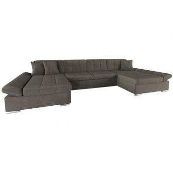 Sofá rinconero Comfivo 155 con función de descanso y caja de ropa de cama, dimensiones 360x160x75cm
