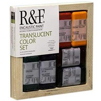 R & F Encaustic (Wax Paint) Translucent Colour SET