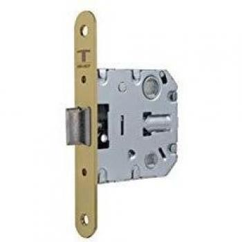 Tesa Assa Abloy - Cerradura de doble cerrojo para alto tráfico, 2004U, Frente Redondeado, Acero Esmaltado