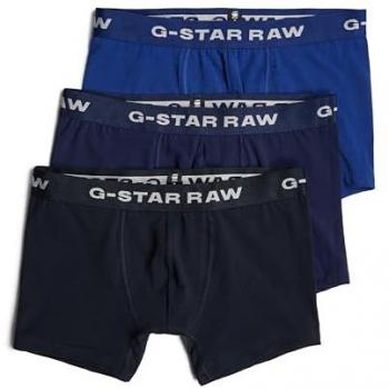 G-Star Raw Men's 3-Pack Boxer Briefs - Mazarine, Imperial, Lighting Blue
