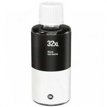 Botella de Tinta Genérica Negra Compatible con HP 32XL - Reemplazo para 1VV24AE, Capacidad de 90 ml
