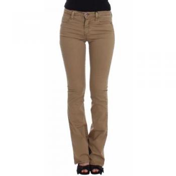 Costume National Beige Straight Leg Denim Pants Stretch Jeans - W26