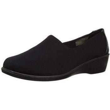 Lunar Nicky/FLN001 - alpargata plana de sintético mujer, color negro, talla 41