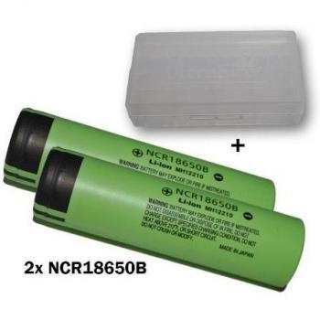 Panasonic NCR18650B - Pack de 2 pilas