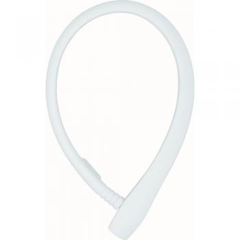 ABUS Men's Kabelschloss Ugrip Cable 560/65 Padlock, White, 65cm/8mm