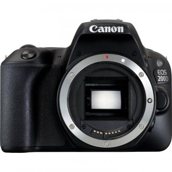 Cámara Réflex Canon EOS 200D con Lente EF-S 18-55DC, 24.2 MP, Full HD, Pantalla Táctil y Conectividad Wi-Fi/Bluetooth/NFC
