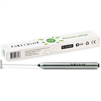 Electric Matcha Whisk by PureChimp - Milk Frother, Handheld Stainless Steel, Hot Drinks